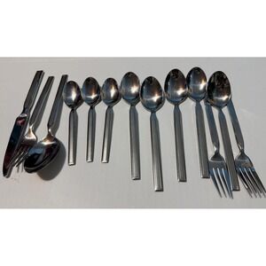 Vintage Cambridge 18/8 Stainless China 13 Piece Flatware Lot